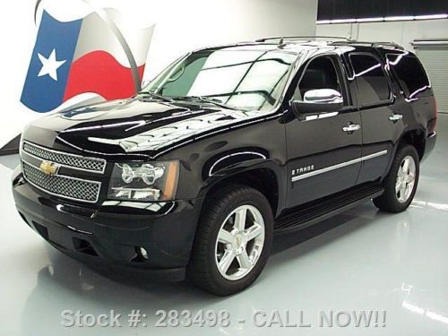 2009 chevy tahoe ltz 4x4 sunroof leather nav dvd 69k mi texas direct auto