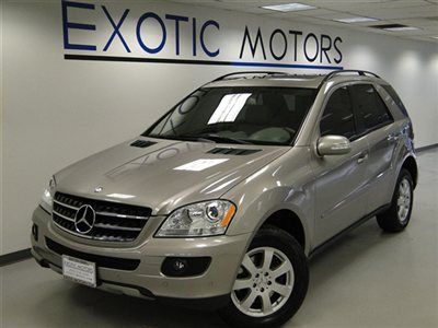 2007 mercedes benz ml350 4matic nav heated-sts pdc hk cd moonroof only 32k miles