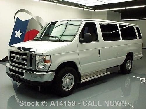 2010 ford e-350 xlt 5.4l v8 15-pass side steps only 55k texas direct auto