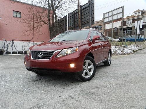 2010 lexus rx-350 sunroof rear cam vent leather 51k/awd/ salvage rebuildable