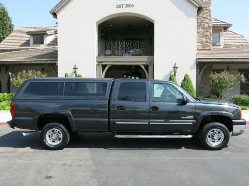 2003 chevy silverado 2500hd diesel 4x4 crew cab long bed low 135k miles only!!!