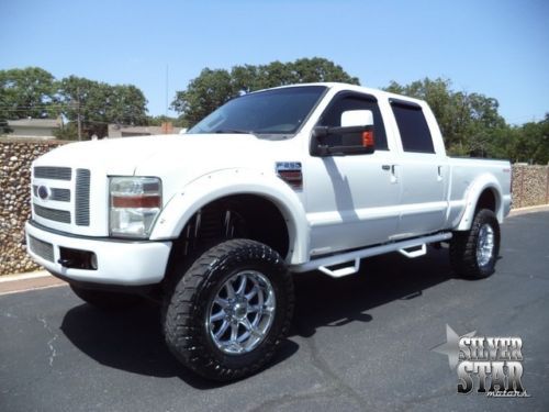 08 f250 fx4 4wd diesel leather procomplift xnice loaded crewcab shortbed tx!