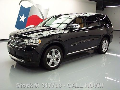 2012 dodge durango citadel awd sunroof nav 20&#039;s 26k mi texas direct auto