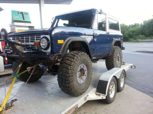 1974 ford bronco 351 nv4500 atlas full cage and 3 pt seat belts