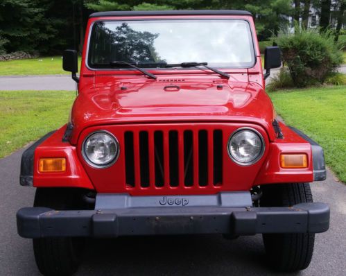 1999 jeep wrangler se 4x4, soft top, manual, 4 cyl,no reserve