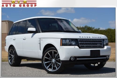 2012 range rover supercharged entertainment one owner low miles simply like new!