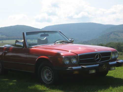 1979 mercedes-benz 450sl base convertible 2-door 4.5l w/ hard top