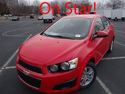 Chevrolet sonic lt new 4 dr sedan automatic gasoline 1.8l l4 mpi dohc 16v red ho