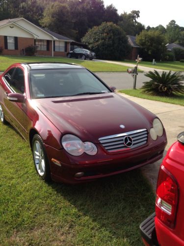 2002 mercedes-benz c230 kompressor coupe 2-door 2.3l