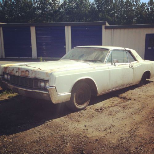1967 lincoln continental base 7.6l - coupe - barn find!