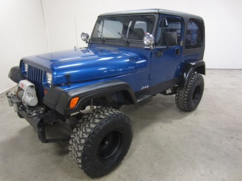 1994 jeep wrangler se 4.0l i6 manual hard top lifted 4x4 co owned 80+pics