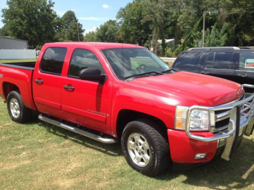 2008 chevrolet silverado lt z-71 crew cab brush guard nerf bars bedliner nice!!!