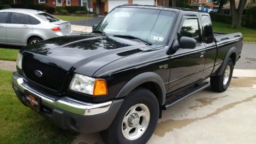 2002 ford ranger xlt extended cab 4x4 pickup 4.0l v6 5 speed manual inspected