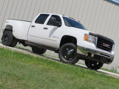 09 sierra 3500hd sle 6.6 duramax 6spd allison 4x4 1owner leather rockstars tx