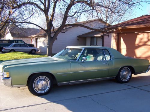 Classic 1972 oldsmobile toronado ~ custom 2-door hardtop ~ 455 engine + air cond