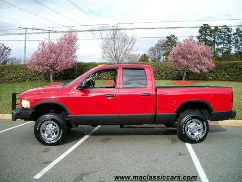 2003 dodge ram 3500, slt, cummins diesel, 6 speed, 4wd, fast, clean / nc !!