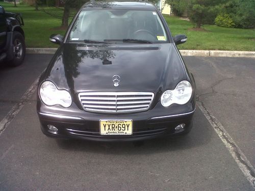 2005 c240 black mercedes benz