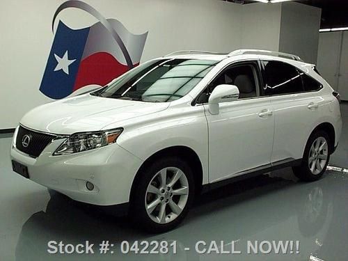 2011 lexus rx350 leather sunroof rear cam pwr gate 35k texas direct auto