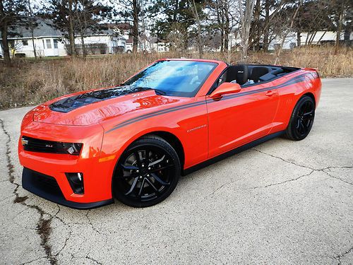 2013 nickey zl-1 camaro convertible stage ii 850hp serial # 001 inferno orange