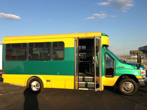 2008 ford e350 transportation shuttle bus