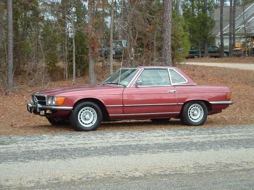 1973 mercedes benz 450sl  convertible both tops priced to sell must see look !
