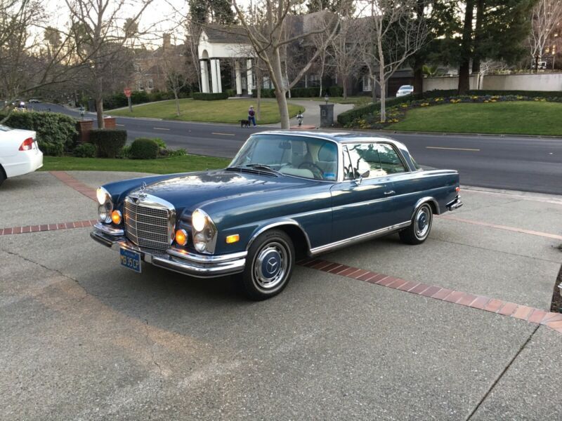 1971 mercedes-benz 280 se automatic coupe, automatic sun roof