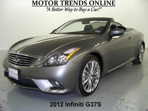 Sport convertible navigation rearcam bose htd ac seats 2012 infiniti g37s 15k