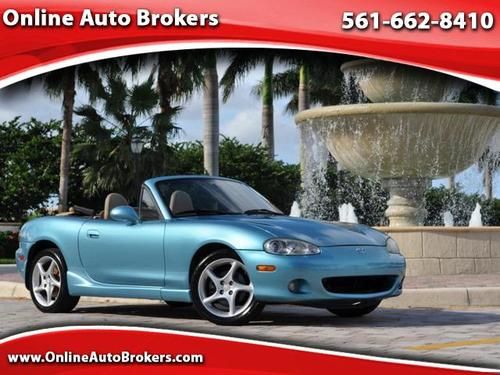 2002 mazda miata ls, mx-5 low miles, leather, automatic