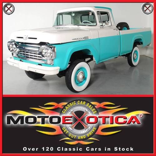 1960 ford f-100-rare 4x4- beautiful frame off restoration-show quality!!!