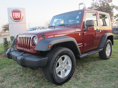 4x4 sport 6 cylinder 2 door hard top automatic low miles certified we finance