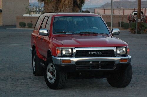 1990 toyota 4runner sr5 sport utility 4-door 2.4l 4x4 5-speed manual las vegas!