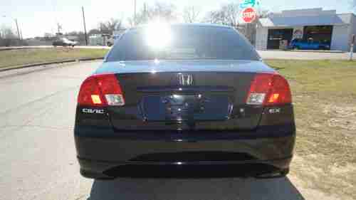 '05 HONDA CIVIC EX-89K Mile-Sunroof-Satelite Radio-BLACK-Auto.-CLEAR TITLE!!!!!, US $8,500.00, image 4