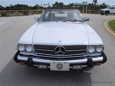 Florida sl 1989 mercedes benz classic v8  hardtop convertible roadster  leather