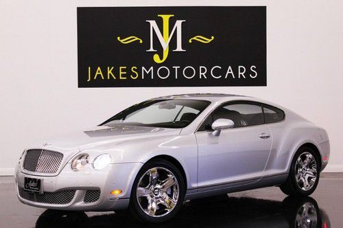 2008 bentley continental gt, moonbeam silver/black, 28k miles, pristine 06 07 09