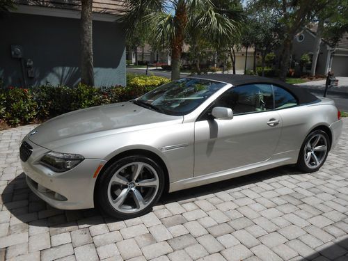 2008 bmw 650i convertible w/ manufacturers warranty