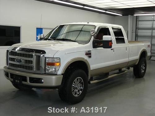 2008 ford f-350 king ranch crew 4x4 diesel nav dvd 66k texas direct auto