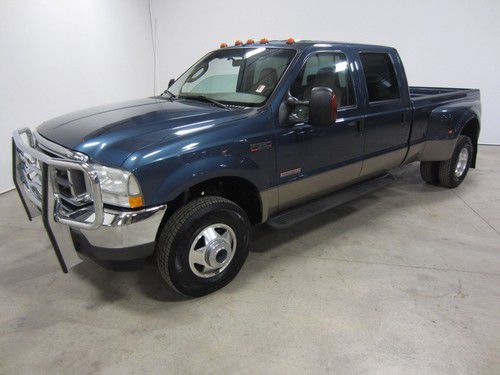 04 ford f350 6.0l turbo diesel 4x4 crew cab lariat long bed dually 80 pix