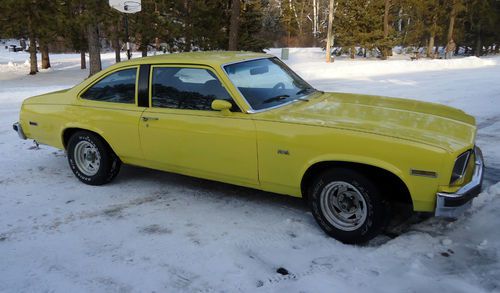 1975 chevrolet/chevy nova ss, 2-door coupe 8-cyl, 5.7l, 4bbl, auto