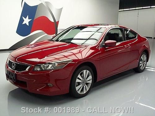 2010 honda accord ex-l coupe sunroof htd leather 38k mi texas direct auto