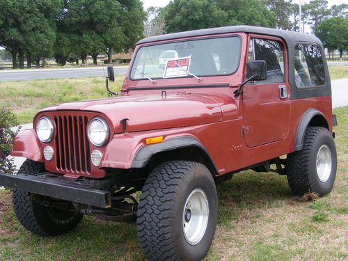 Jeep cj7 4x4 350v8 nice low miles new trans