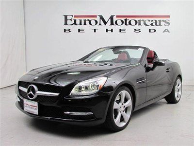 Certified cpo warranty navigation black red leather amg slk250 convertible used
