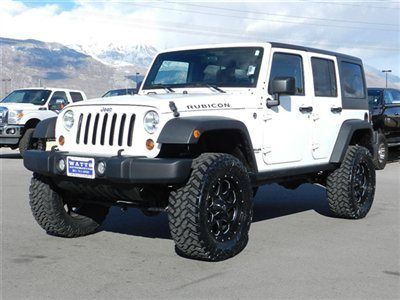 Suv unlimited rubicon 4 door hardtop custom lift tires wheels nav leather auto