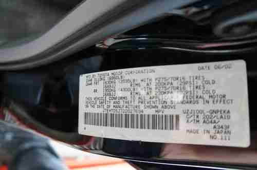 2002 TOYOTA LAND CRUISER BLACK/GREY, MINT, LOADED, 63K MILES, DOCUMENTED 2 OWNER, US $20,900.00, image 16