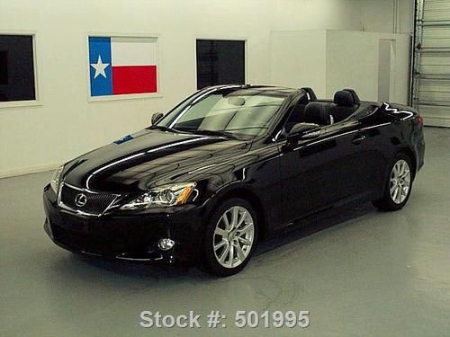 2010 lexus is250 convertible leather nav rear cam 26k! texas direct auto