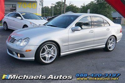 C55 amg v8. premium with navigation, bi-xenon, sunroof, touchshift. extra clean.