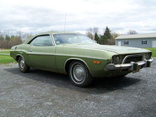 1973 73 dodge challenger original unmolested survivor, v-8 buckets and console