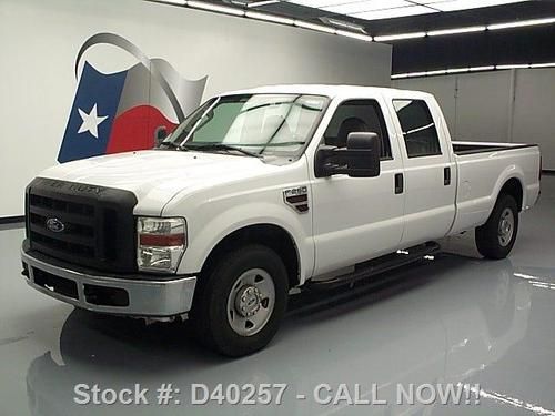 2008 ford f-250 crew diesel long bed side steps 47k mi texas direct auto