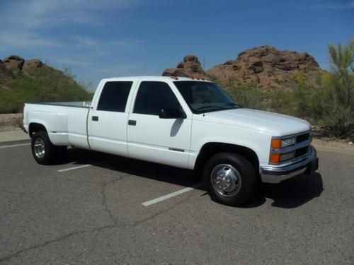 1999 chevrolet 3500 silverado crew cab dually! clean!!!