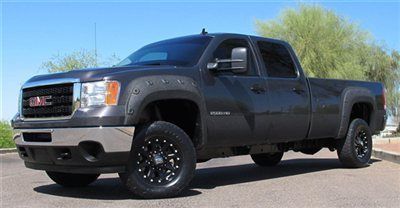 **no reserve* 2011 gmc sierra 2500 sle duramax diesel 4x4 crew long bed az clean