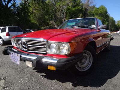 Mercedes benz 380sl roadster convertible/hard top no reserve